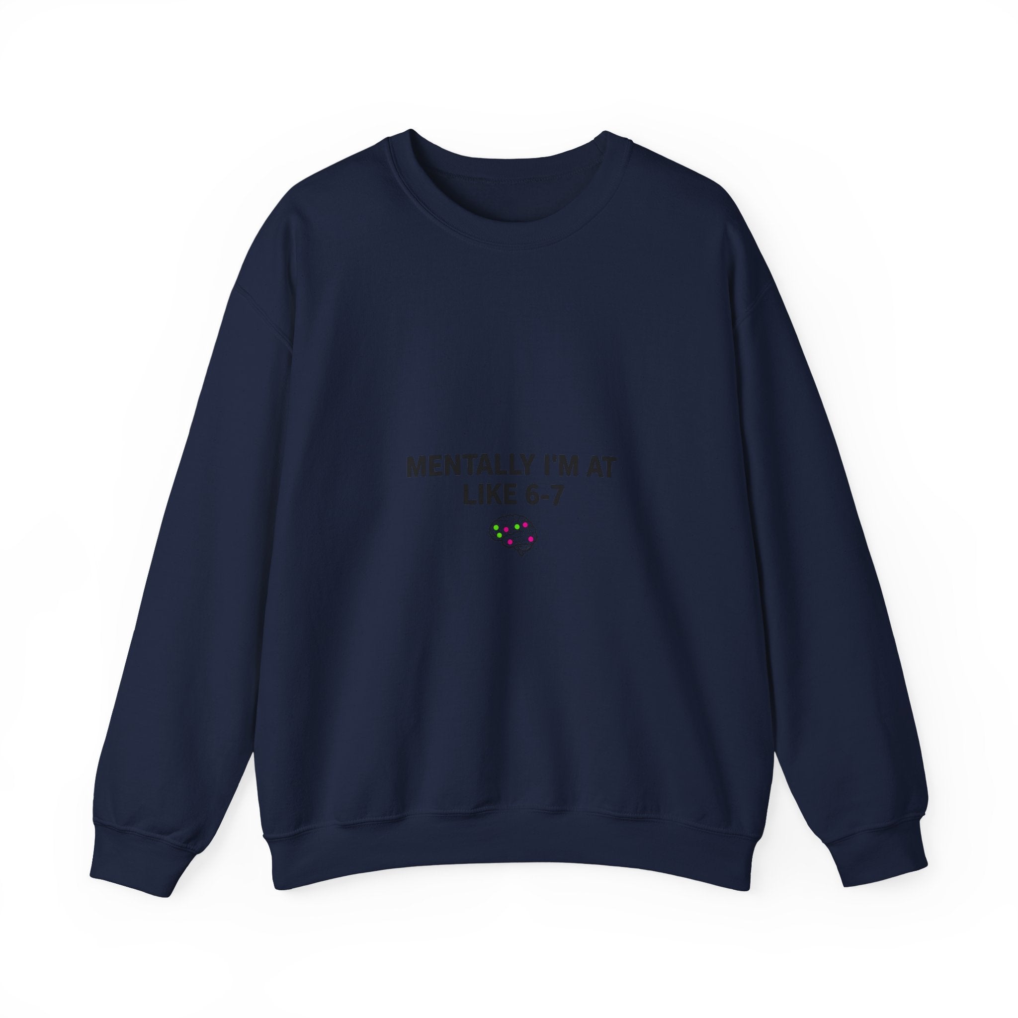 Mentally I’m At Like 6-7 Sweatshirt | 67 Shirt, Absurdist Humor