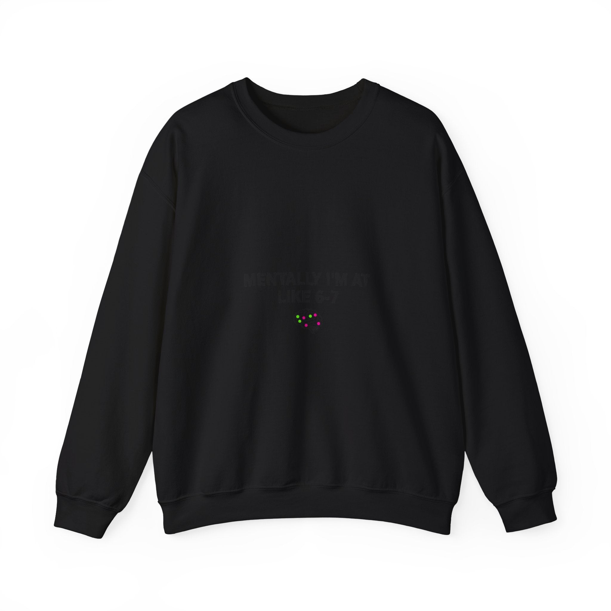 Mentally I’m At Like 6-7 Sweatshirt | 67 Shirt, Absurdist Humor