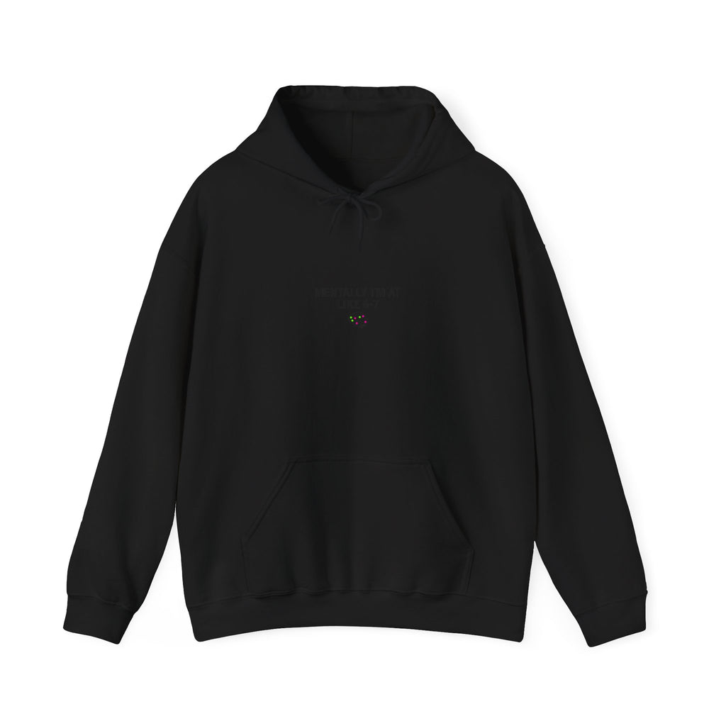 Mentally I’m at Like 6-7 Hoodie | 67 shirt, absurdist humor, minimalist meme