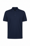 Blank navy polo shirt