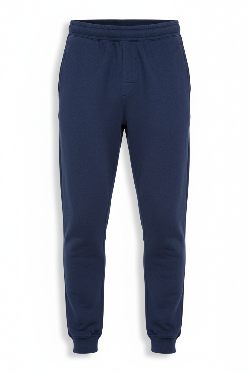 Navy blue sweatpants for customization