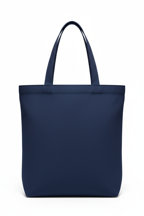 Navy blue tote bag for customization