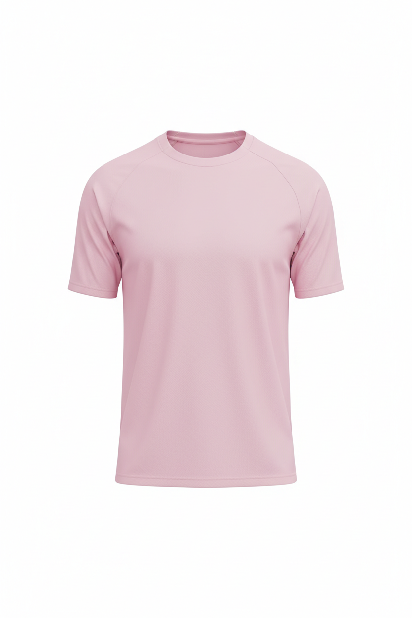 Pink soccer shirt for customization
