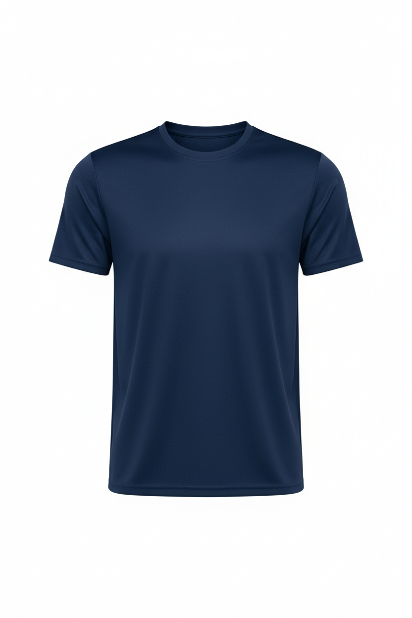 Navy blue volleyball shirt for customization