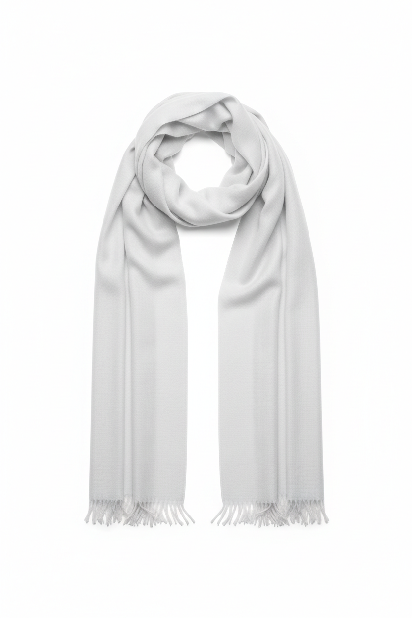 White scarf for customization