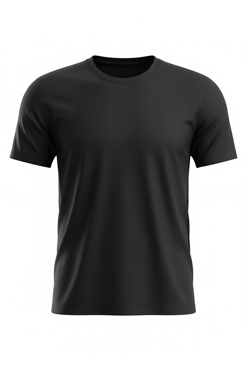 Black volleyball shirt for customization