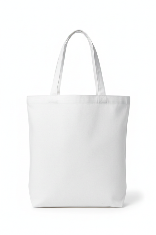 White tote bag for customization