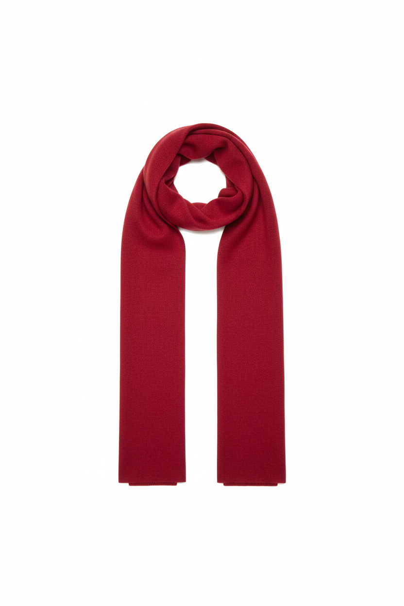 Red scarf for customization