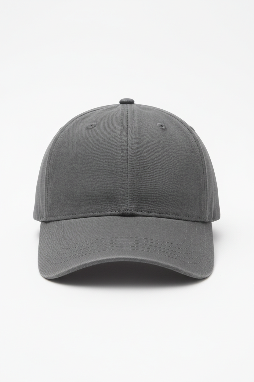 Gray baseball cap for customization