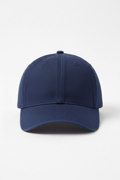 Navy blue baseball cap for customization