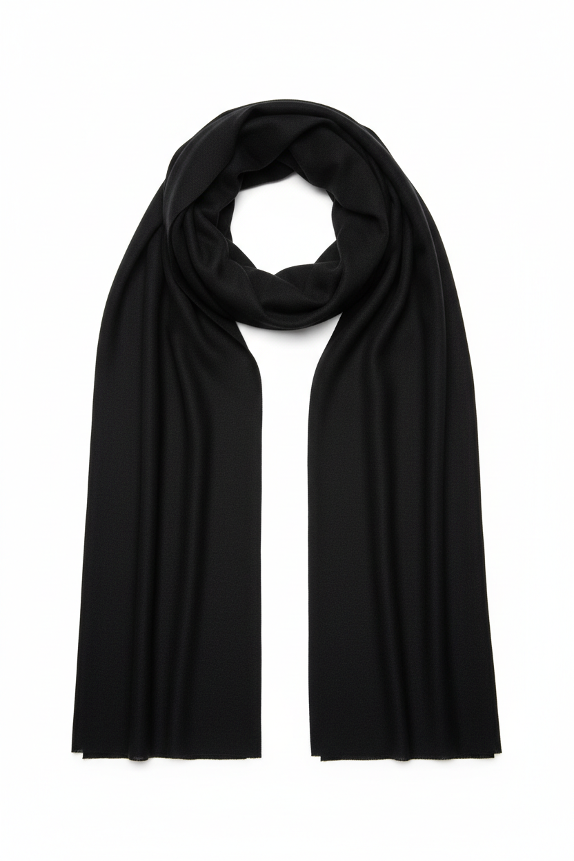 Black scarf for customization