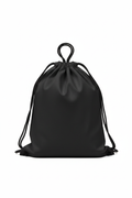 Black drawstring bag for customization