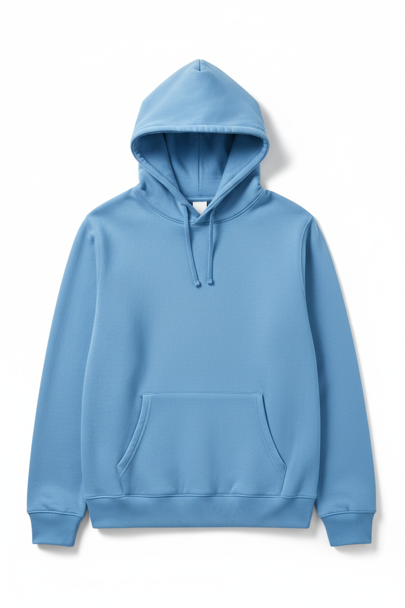 Light blue hoodie