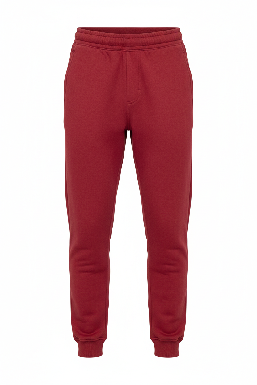 Red sweatpants
