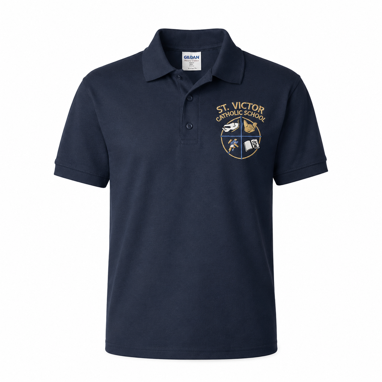St. Victor Catholic School Embroidered Uniform Polo
