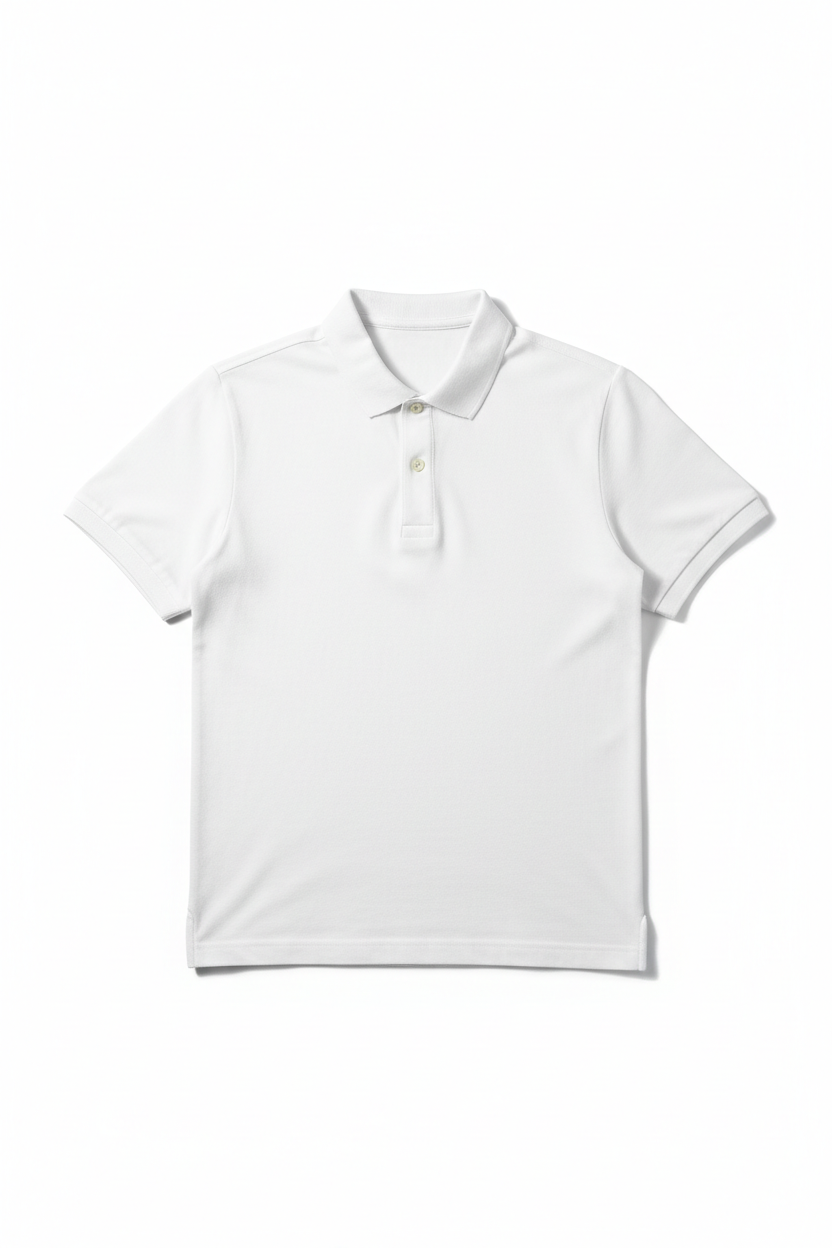 White polo shirt